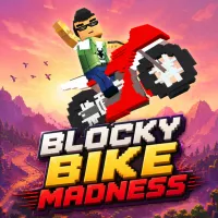 Blocky Bike Madness - free online game