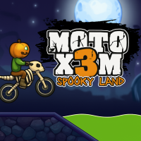 Play Moto X3M Spooky Land now!