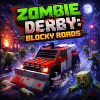 Zombie Derby: Blocky Roads